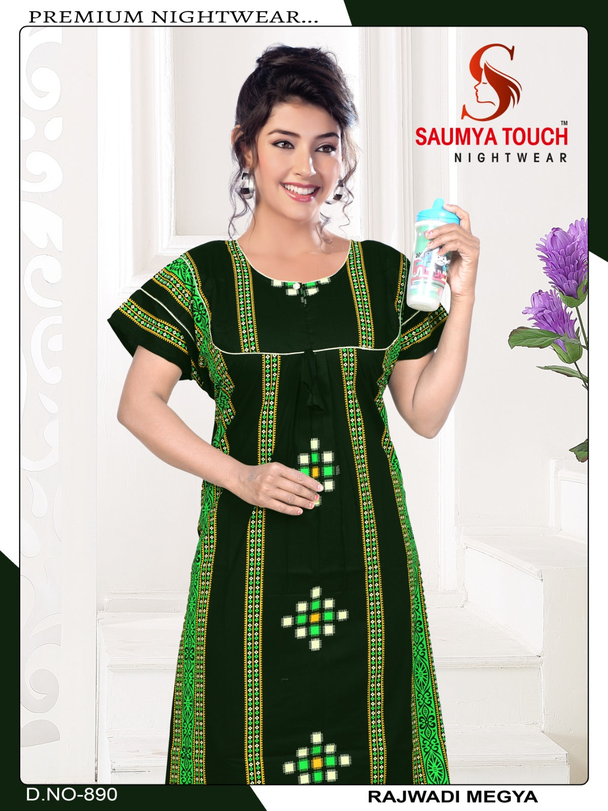 Megya-122023-A Saumya Touch Night Gowns