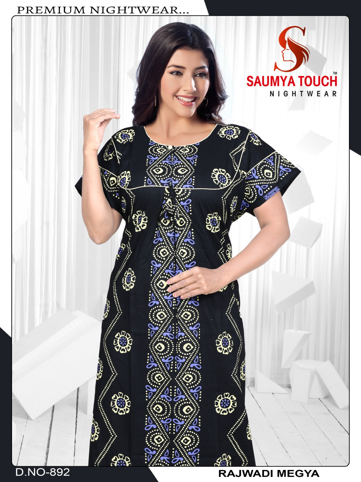 Megya-122023-A Saumya Touch Night Gowns