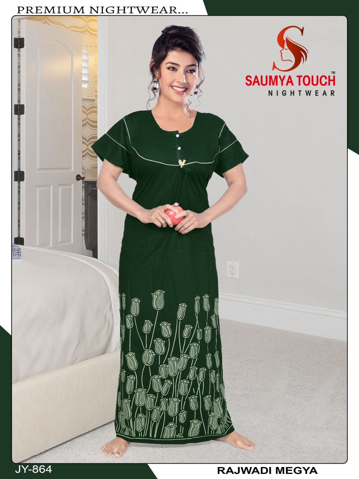 Megya-122023-A Saumya Touch Night Gowns