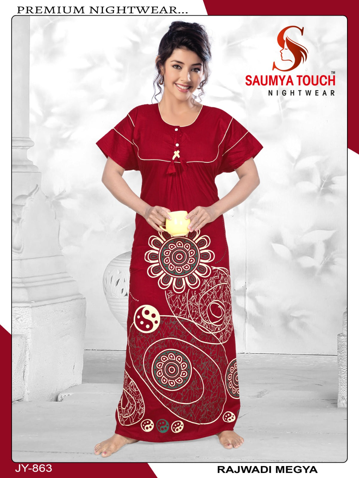 Megya-122023-A Saumya Touch Night Gowns