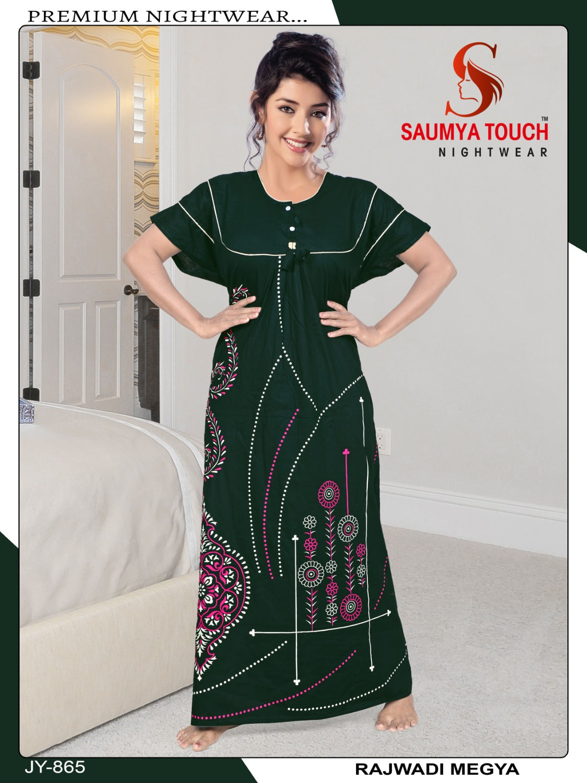 Megya-122023-A Saumya Touch Night Gowns