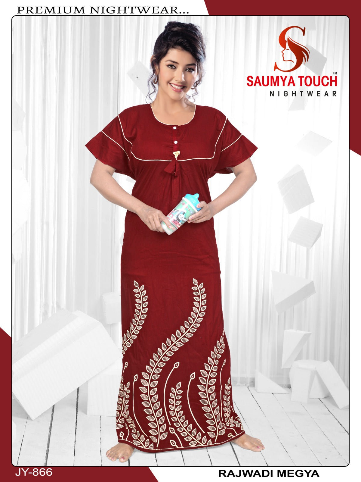 Megya-122023-A Saumya Touch Night Gowns