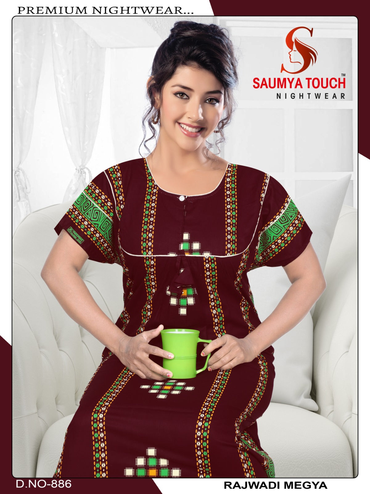 Megya-122023-A Saumya Touch Night Gowns