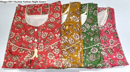 Megya 0411 Ruchee Fashion Night Gowns