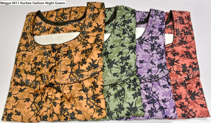 Megya 0411 Ruchee Fashion Night Gowns