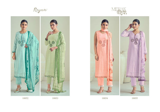 Mehak Reyna Cotton Pant Style Suits