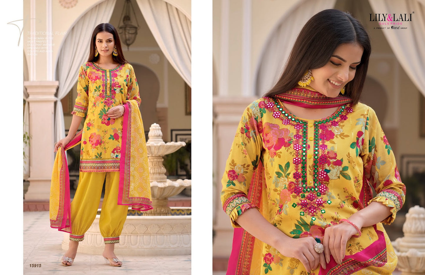 Mehnoor Lily Lali Muslin Silk Afghani Readymade Suit