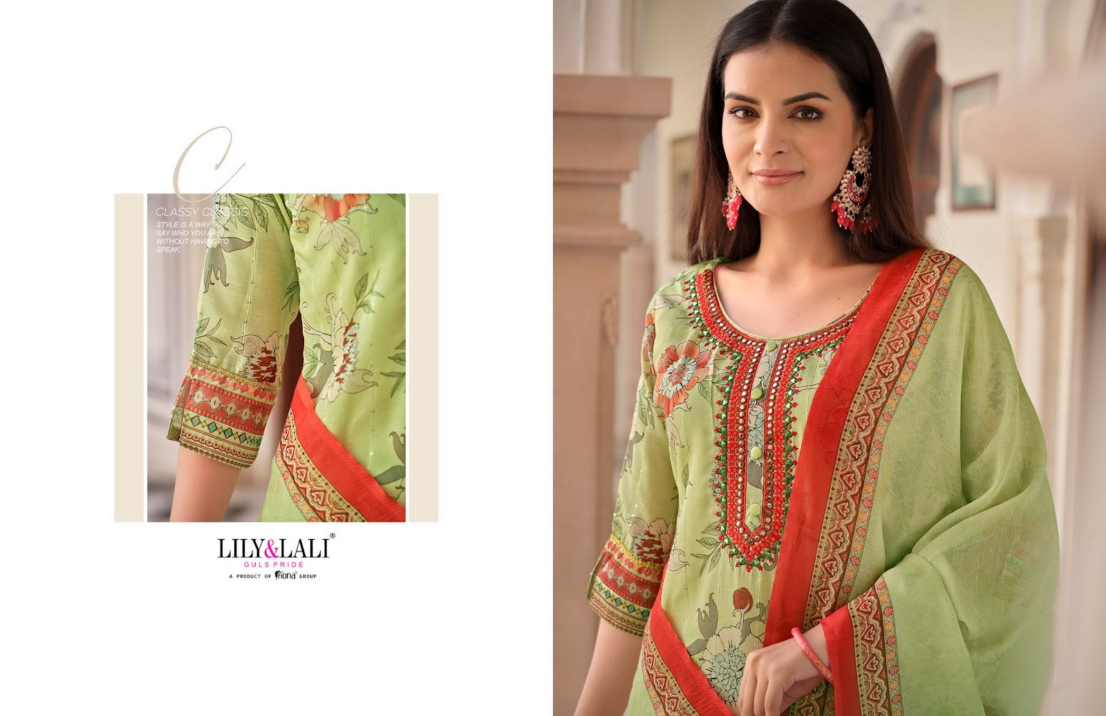 Mehnoor Lily Lali Muslin Silk Afghani Readymade Suit