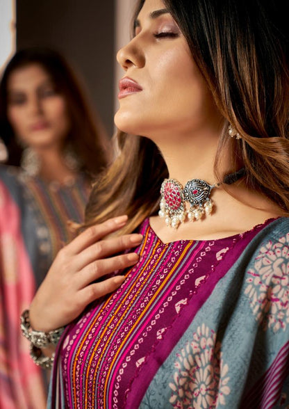 Mehraam Roli Moli Pashmina Suits