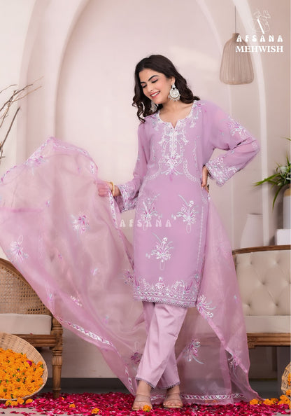 Mehwish Afsana Georgette Pakistani Readymade Suits