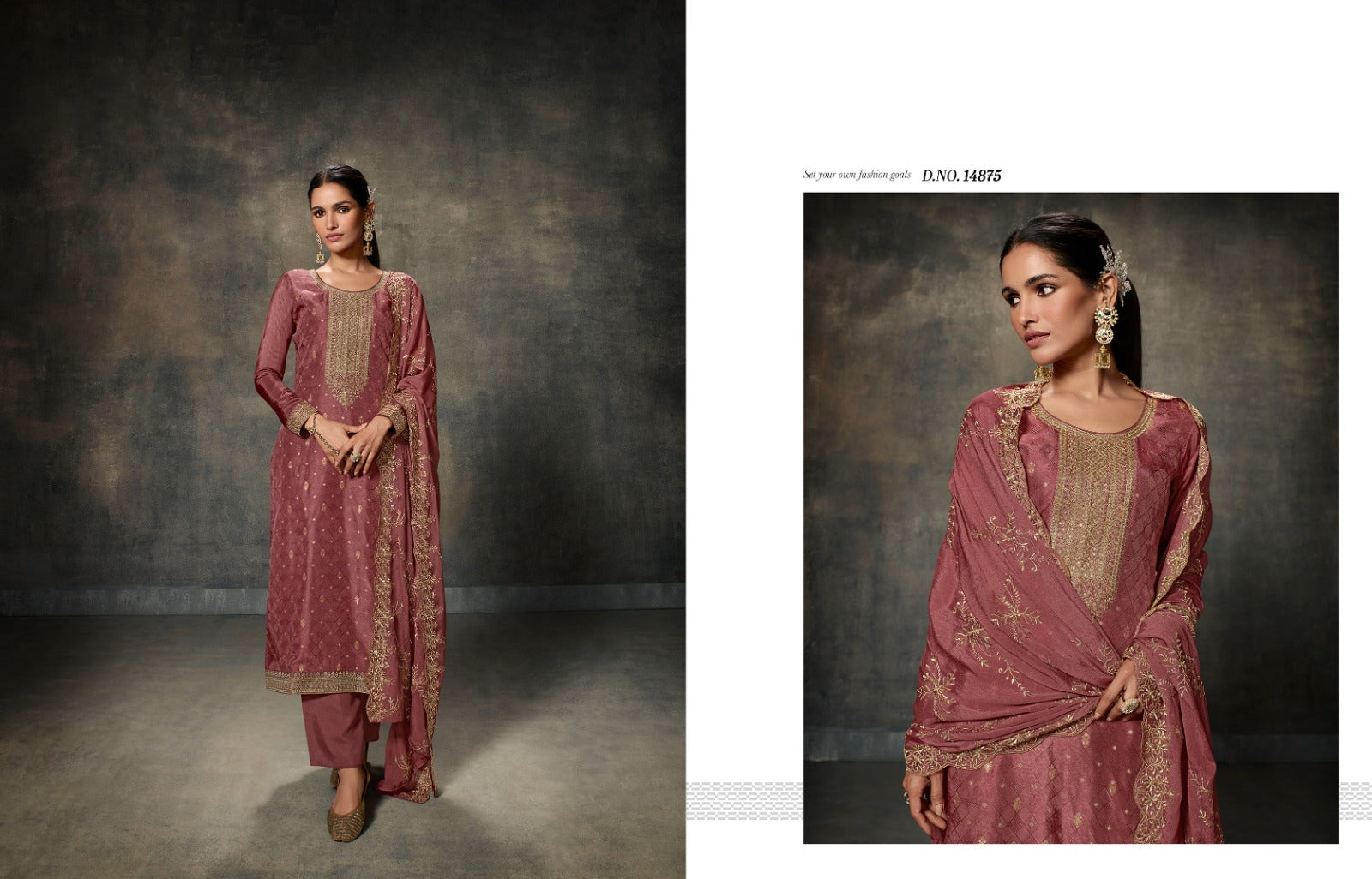 Memsahiba Zisa Dola Viscose Pant Style Suits