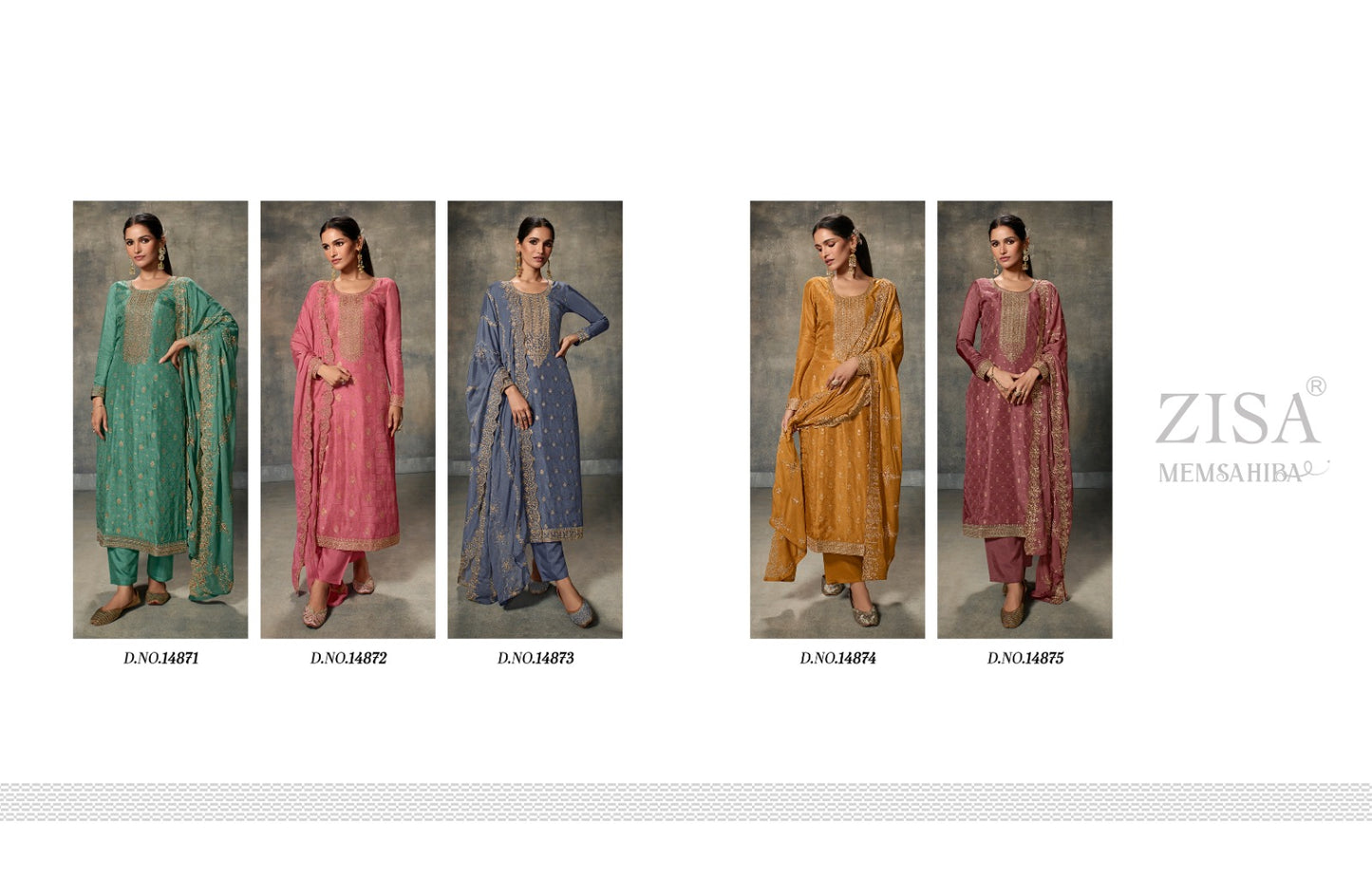 Memsahiba Zisa Dola Viscose Pant Style Suits