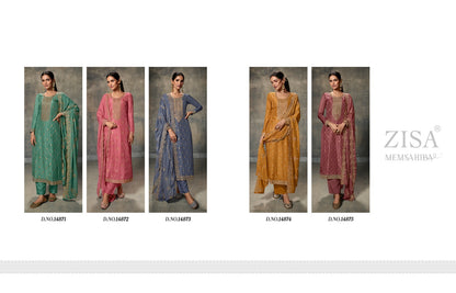 Memsahiba Zisa Dola Viscose Pant Style Suits