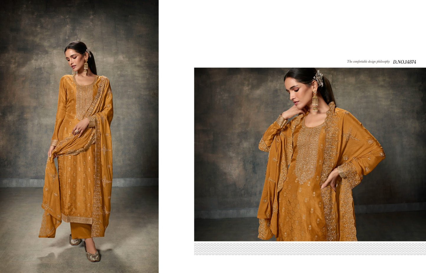 Memsahiba Zisa Dola Viscose Pant Style Suits