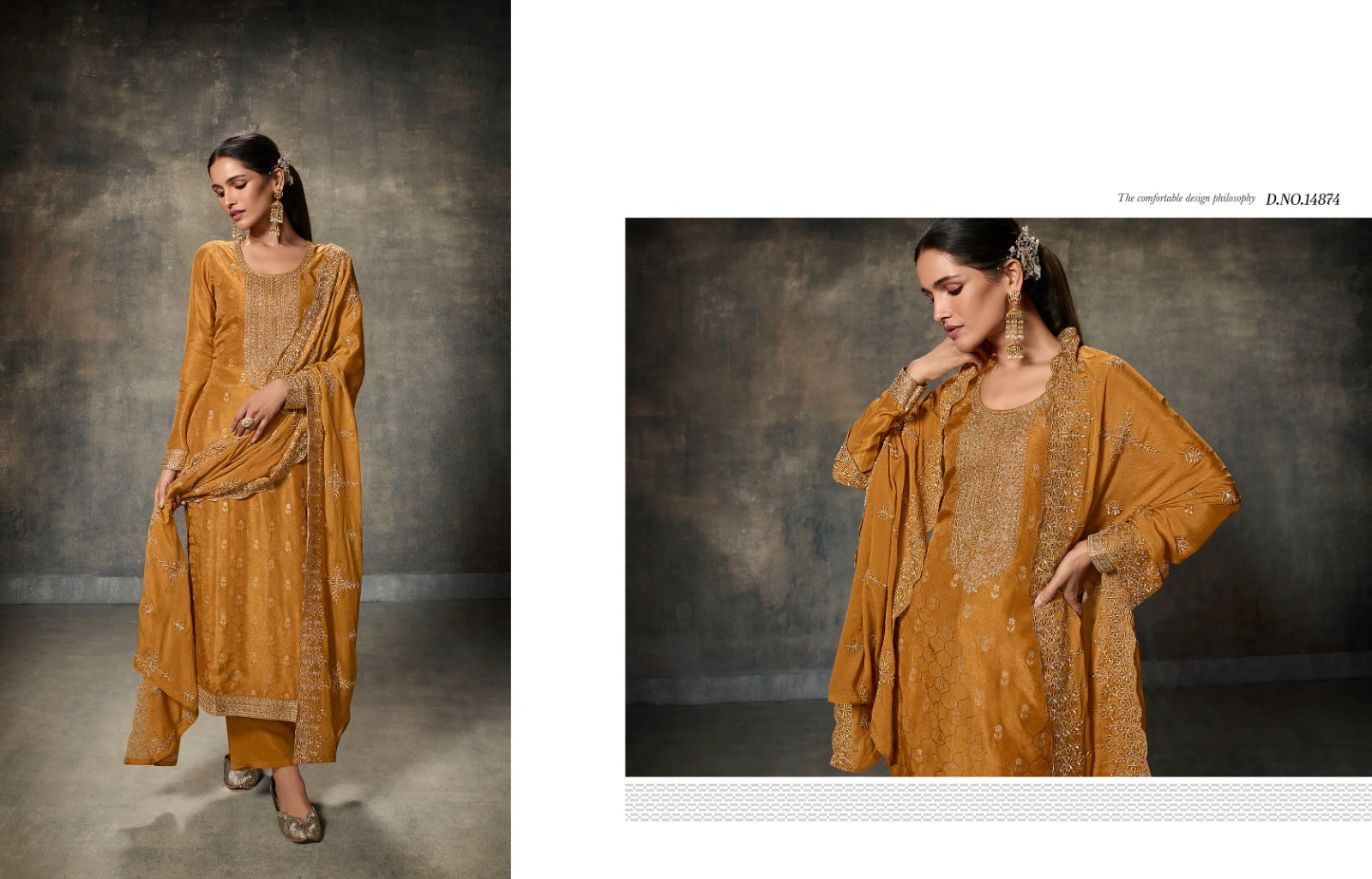 Memsahiba Zisa Dola Viscose Pant Style Suits