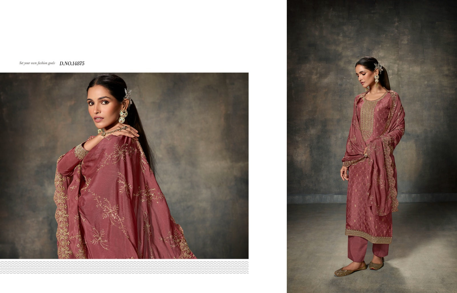 Memsahiba Zisa Dola Viscose Pant Style Suits