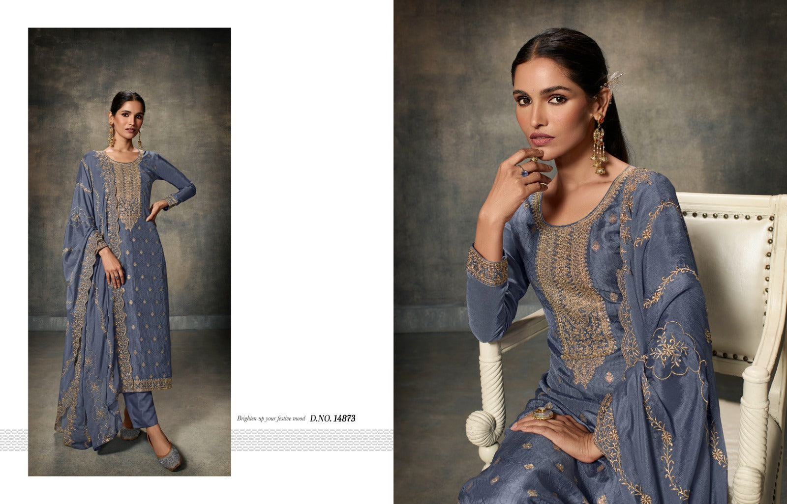 Memsahiba Zisa Dola Viscose Pant Style Suits