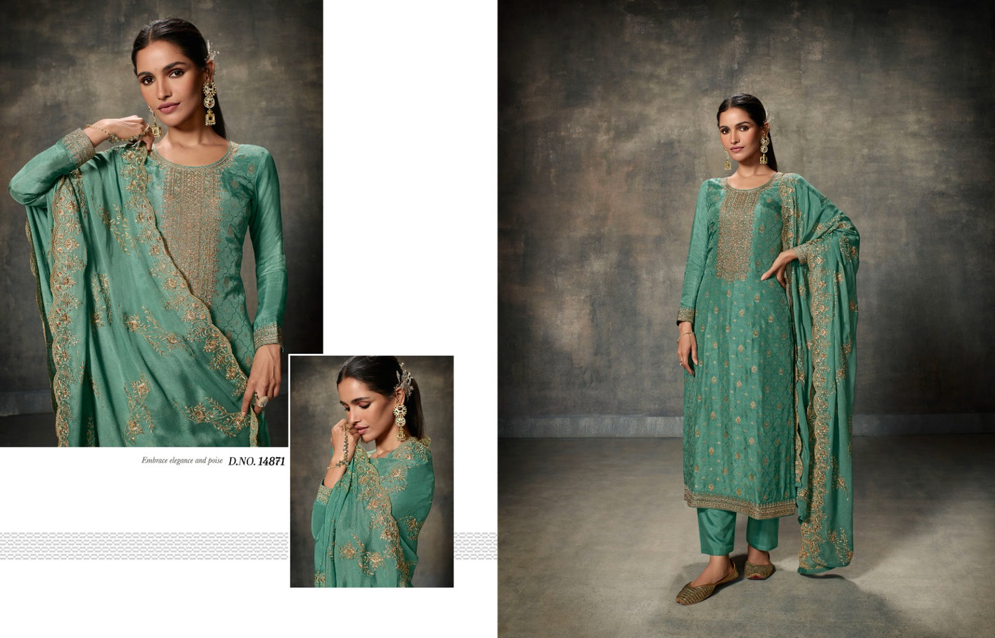 Memsahiba Zisa Dola Viscose Pant Style Suits