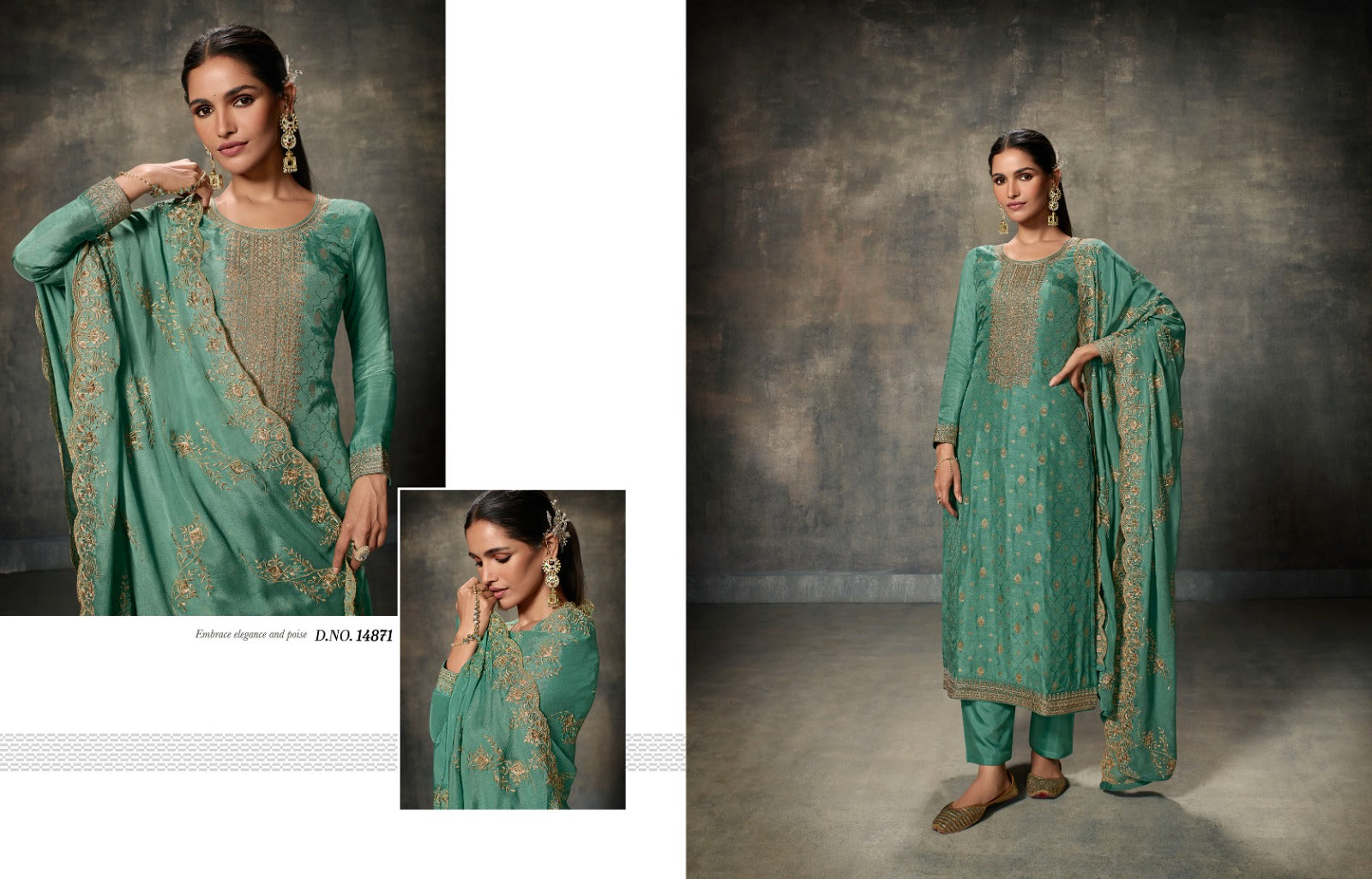 Memsahiba Zisa Dola Viscose Pant Style Suits