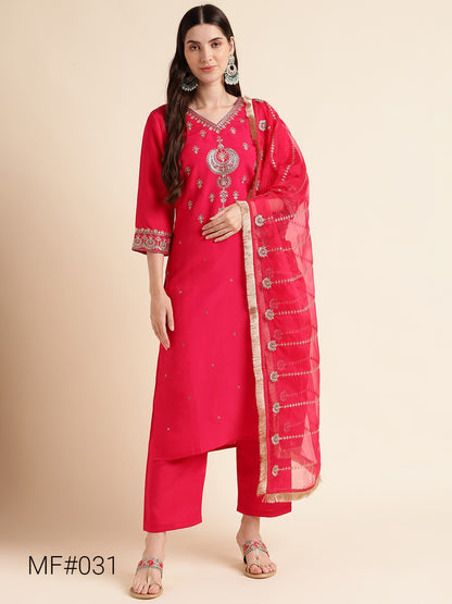 Mf 22-48 Msm Cotton Readymade Pant Style Suits