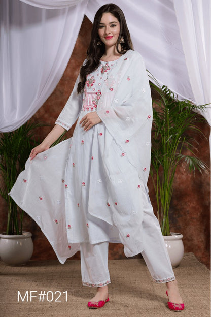Mf 22-48 Msm Cotton Readymade Pant Style Suits