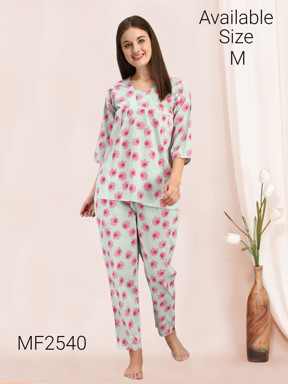 Mf 2524-2549 Msm Khadi Pyjama Night Suits