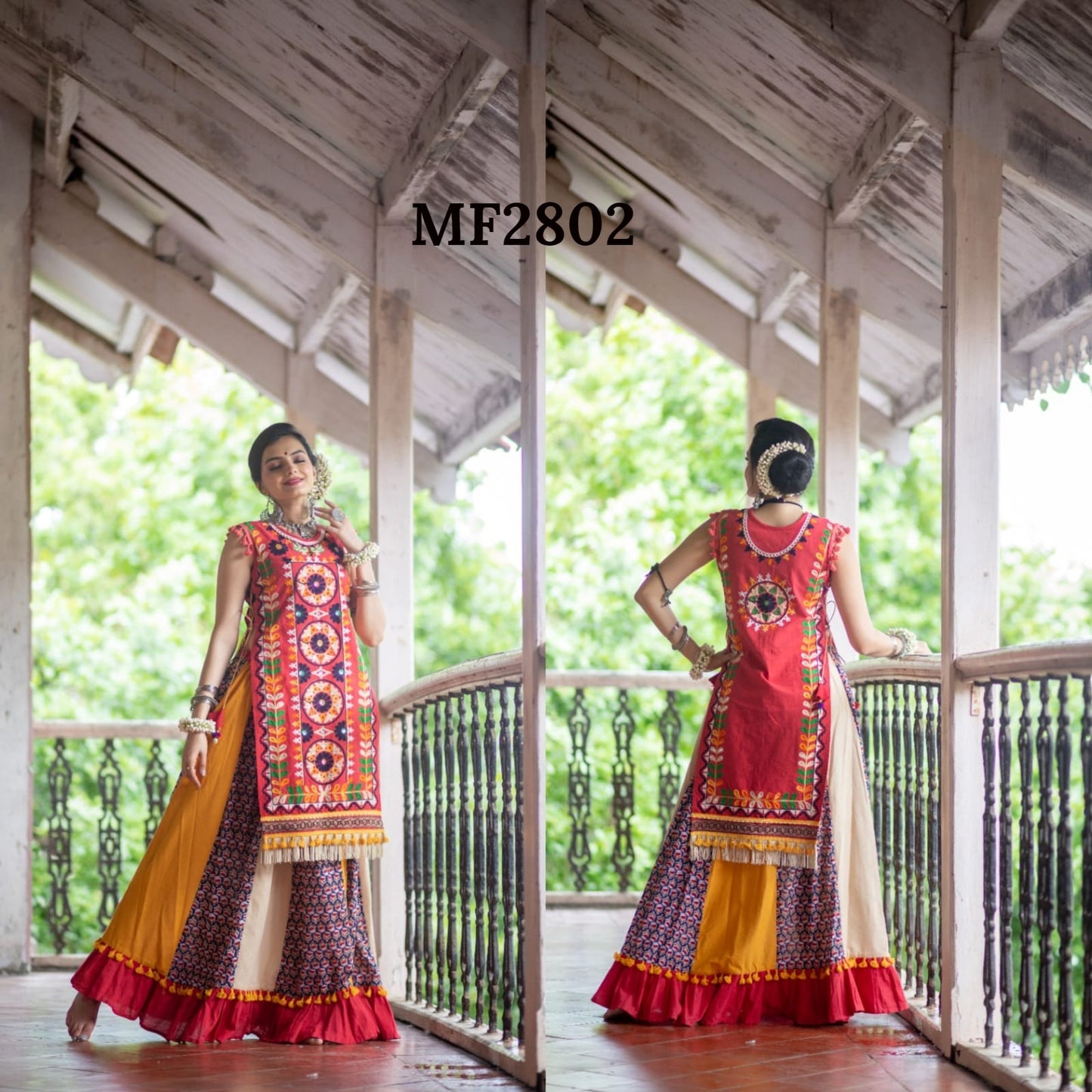 Mf 2800-2806 Msm Kurti Skirt Set