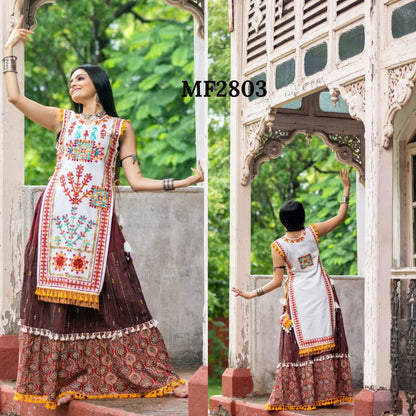 Mf 2800-2806 Msm Kurti Skirt Set