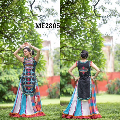 Mf 2800-2806 Msm Kurti Skirt Set