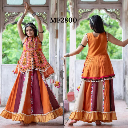 Mf 2800-2806 Msm Kurti Skirt Set