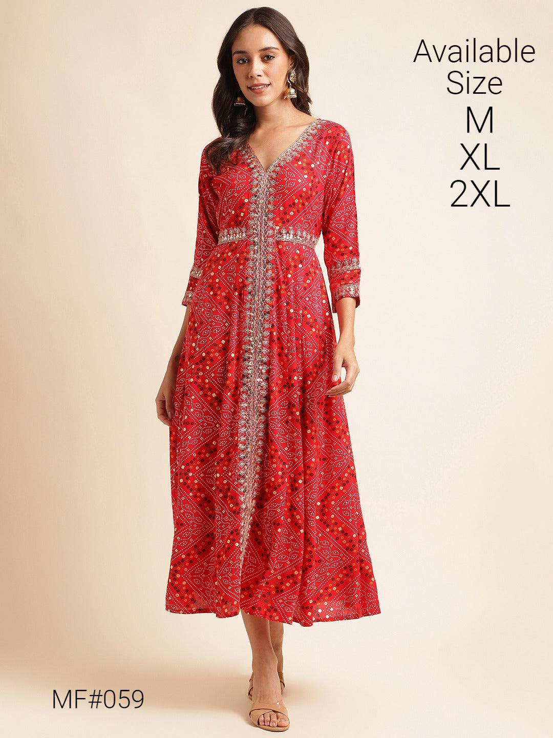 Mf 52-59 Msm Cotton Kurti Bottom Set