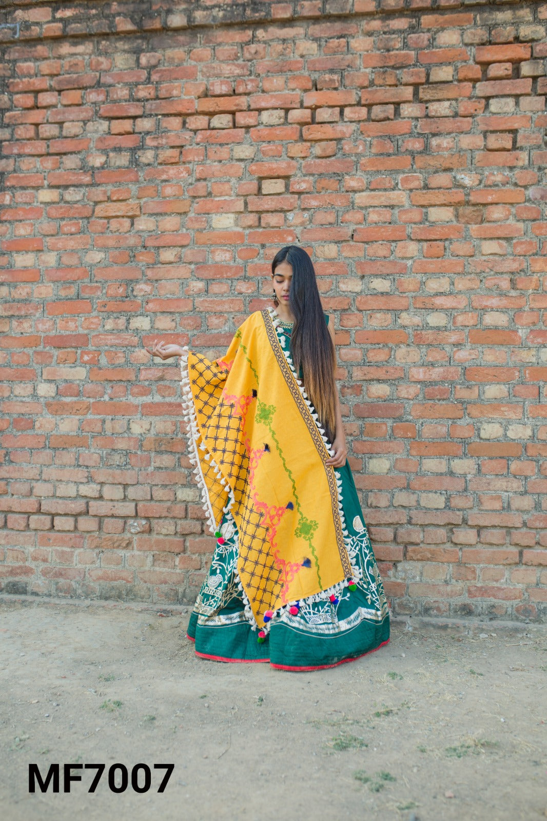 Mf 7001-7012 Msm Cotton Khadi Designer Stoles