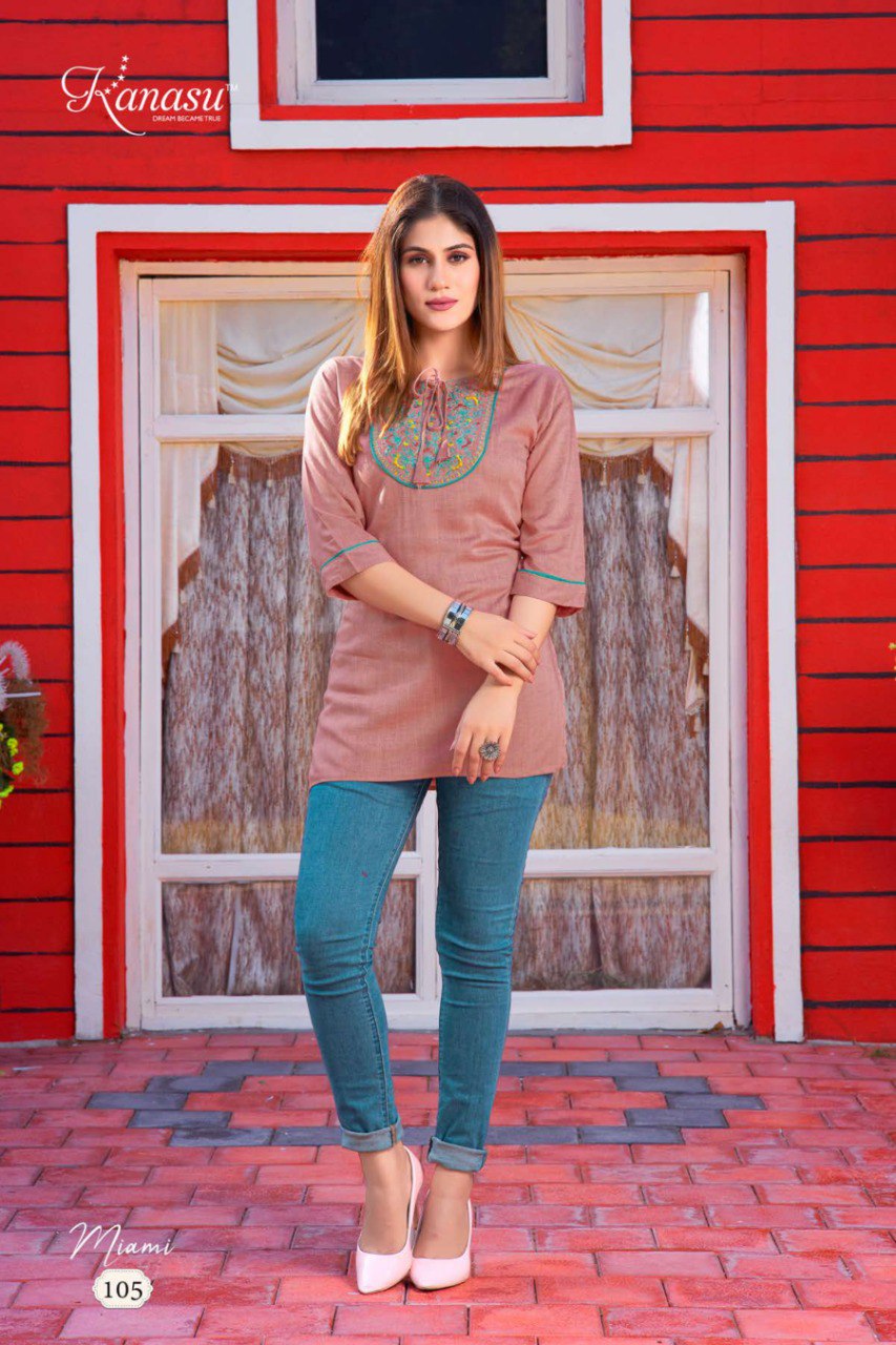 Miami Kanasu Rayon Short Kurtis