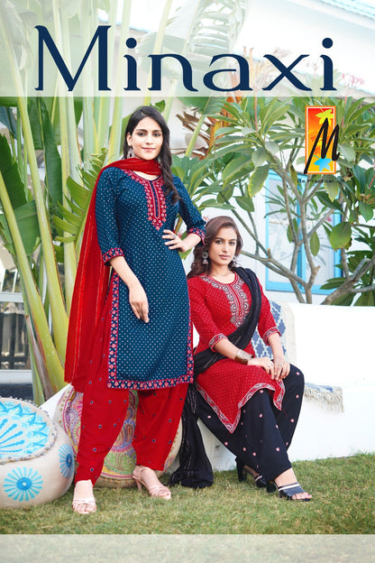 Minaxi Master Rayon Readymade Salwar Suits