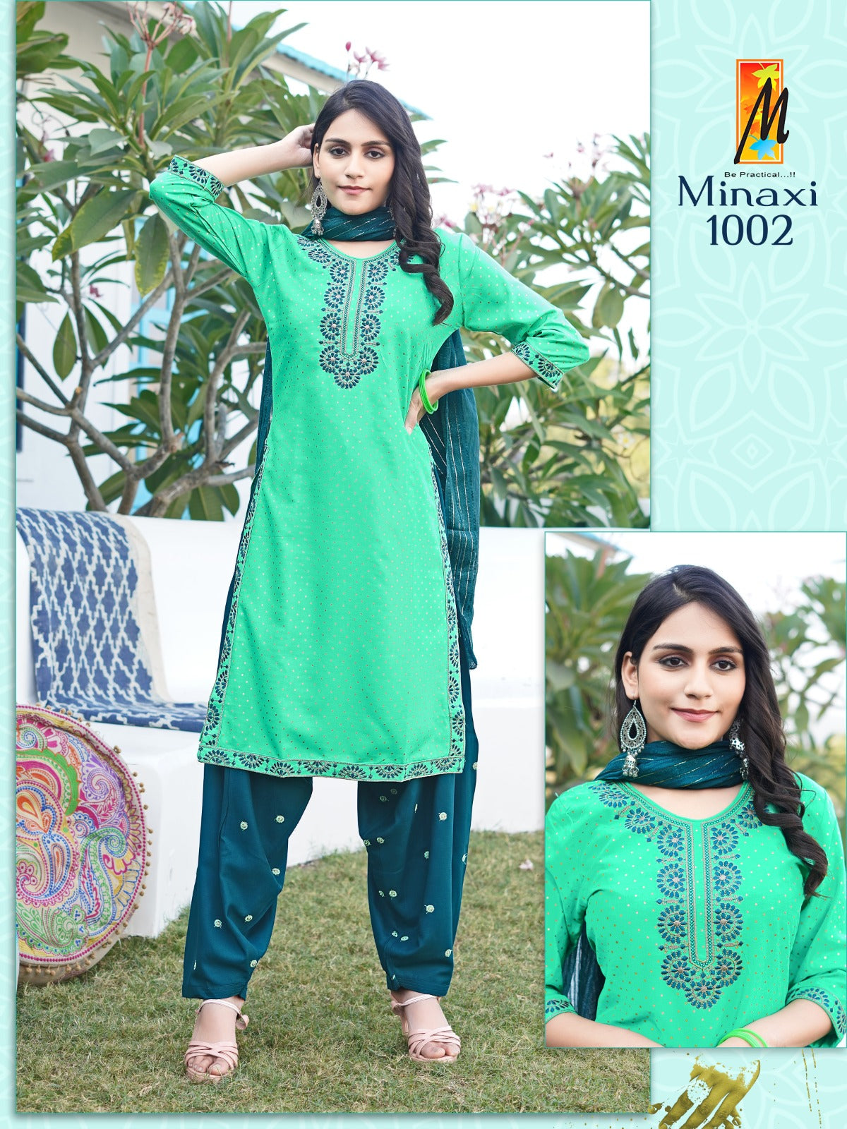 Minaxi Master Rayon Readymade Salwar Suits