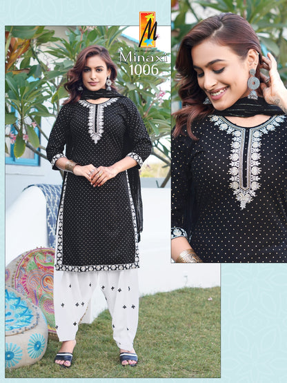 Minaxi Master Rayon Readymade Salwar Suits