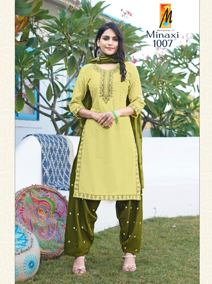 Minaxi Master Rayon Readymade Salwar Suits