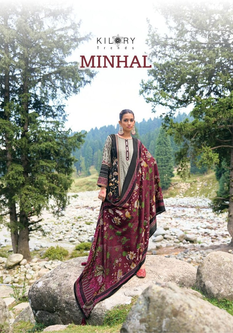 Minhal Kilory Pashmina Suits
