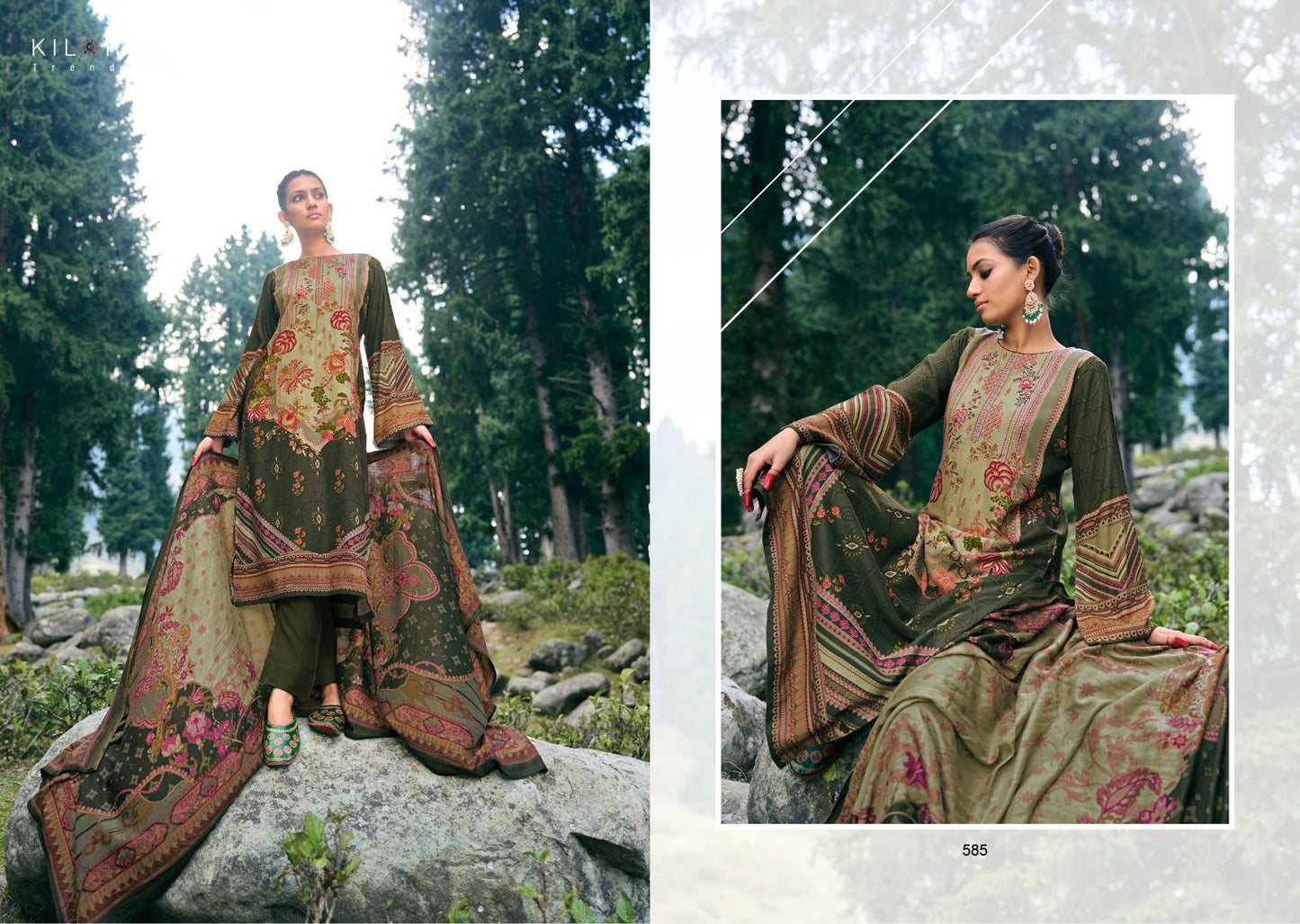 Minhal Kilory Pashmina Suits