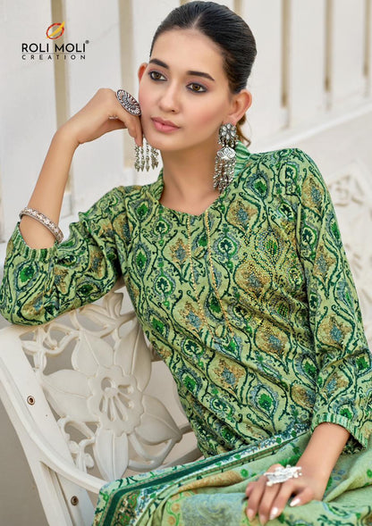 Mirah Roli Moli Pashmina Suits