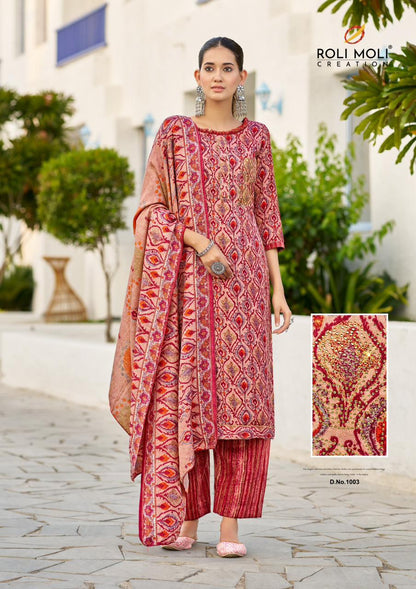 Mirah Roli Moli Pashmina Suits