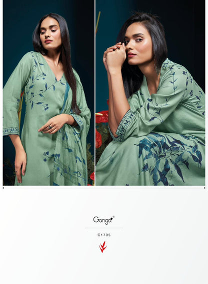 Mirela Ganga Pashmina Suits