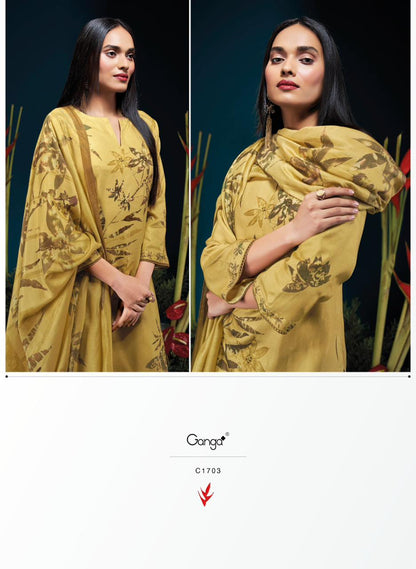 Mirela Ganga Pashmina Suits