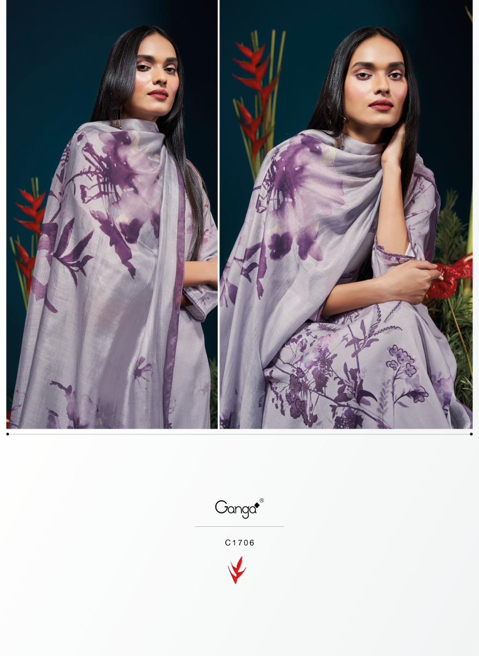 Mirela Ganga Pashmina Suits