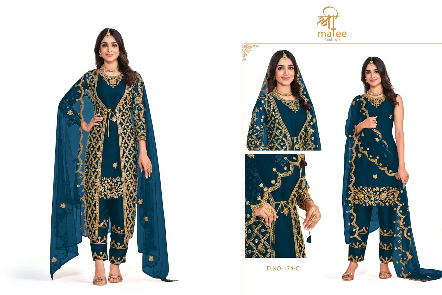 Mirror Vol 15 Shree Matee Fashion Butterfly Net Semi Stitched Suits