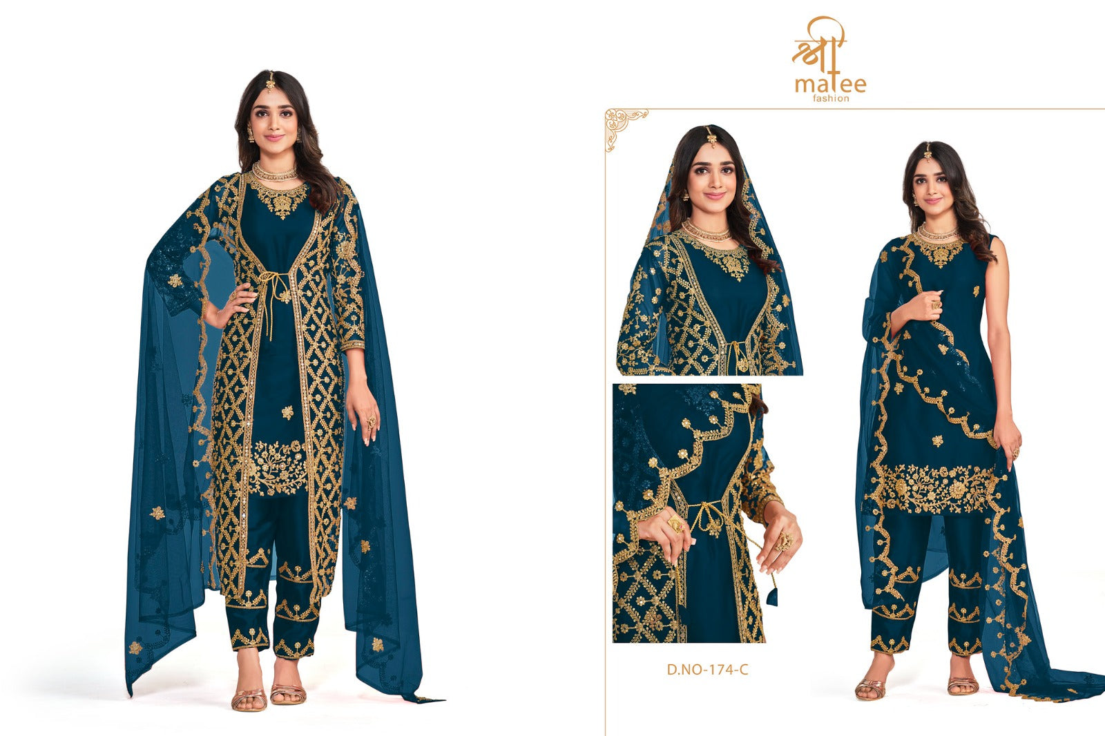 Mirror Vol 15 Shree Matee Fashion Butterfly Net Semi Stitched Suits
