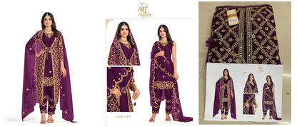 Mirror Vol 15 Shree Matee Fashion Butterfly Net Semi Stitched Suits