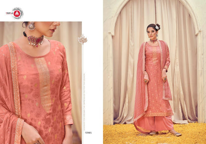 Mishri Triple Aaa Muslin Plazzo Style Suits