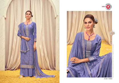 Mishri Triple Aaa Muslin Plazzo Style Suits
