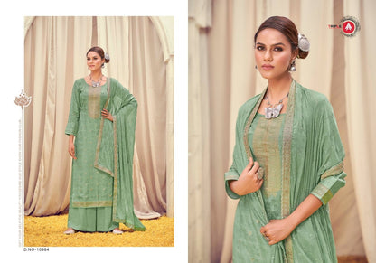 Mishri Triple Aaa Muslin Plazzo Style Suits